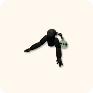 Scary Baboon Plushie BLACKGOOGOO