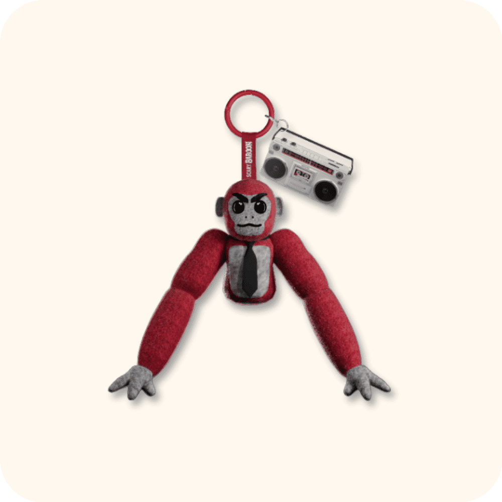 Scary Baboon Plushie RED Scary Baboon Plushie RED